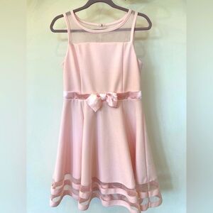 Calvin Klein Girls Sleeveless Pink Dress Size 8